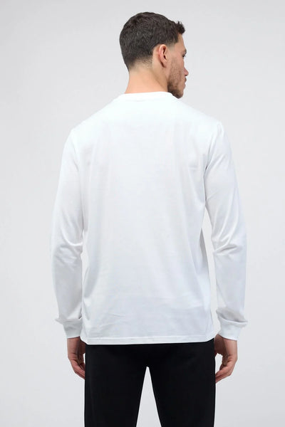 טי שירט ארוכה עם לוגו Nautica רקום לגברים