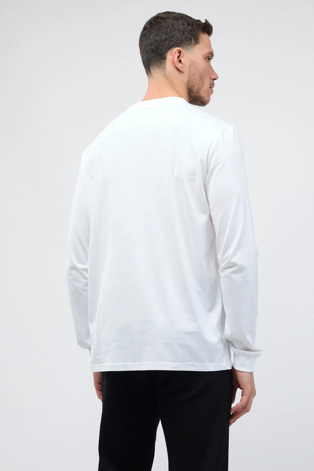 טי שירט ארוכה עם לוגו Nautica רקום לגברים