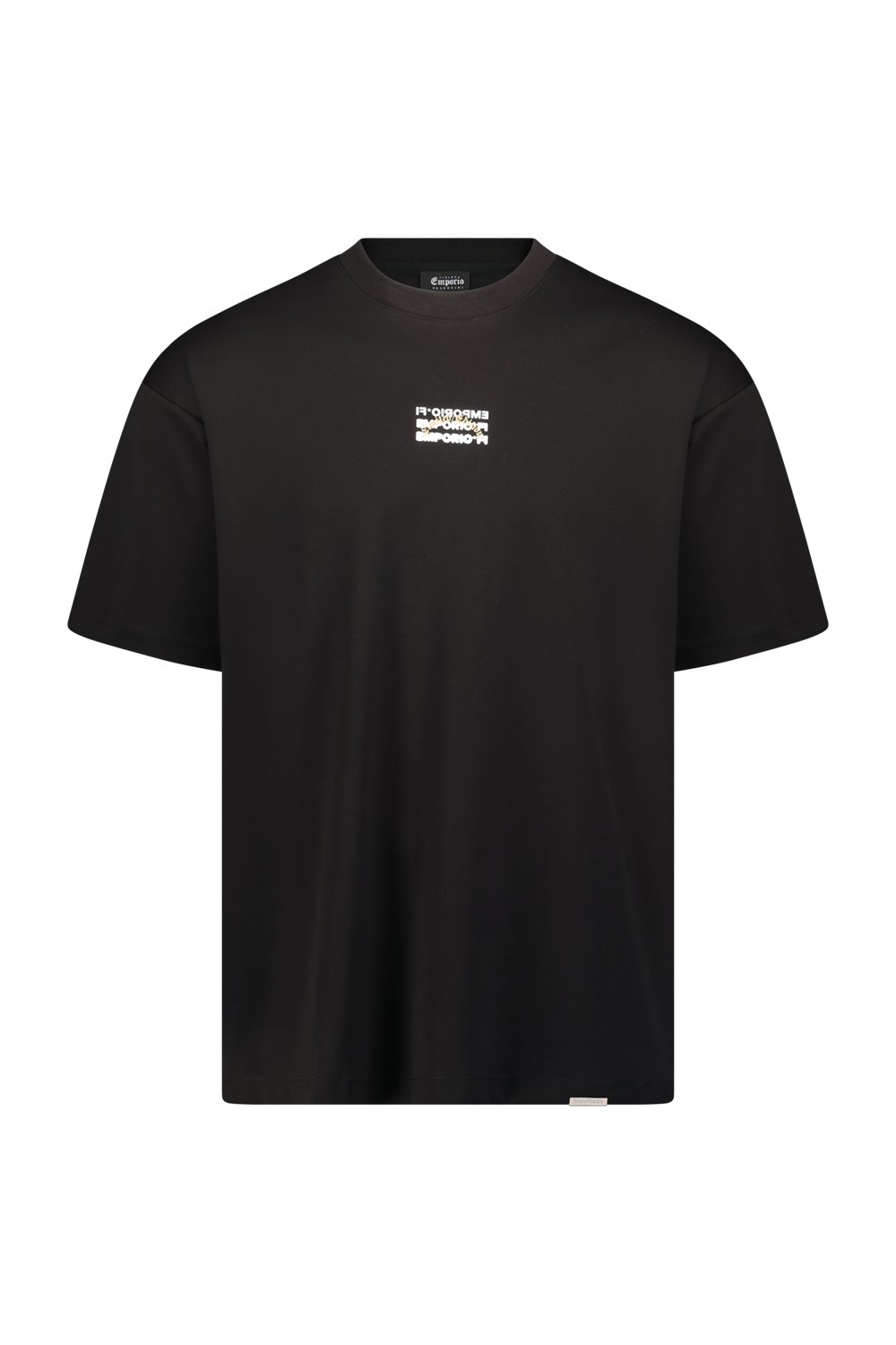 טישרט שרוול קצר אוברסייז- שחור