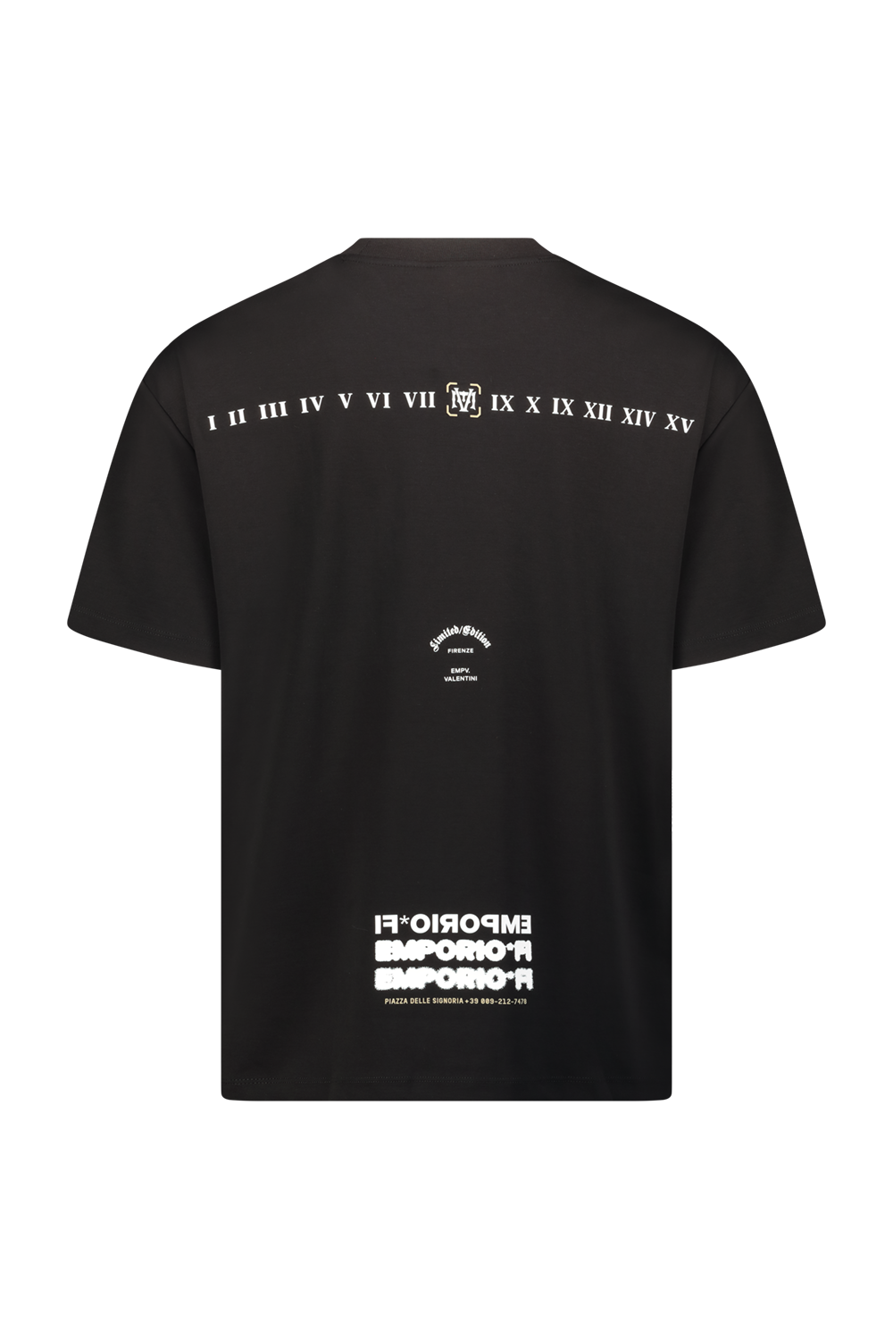 טישרט שרוול קצר אוברסייז- שחור