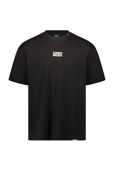 טישרט שרוול קצר אוברסייז- שחור