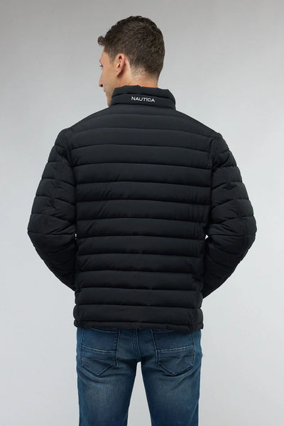 מעיל דו צדדי שחור / אפור כהה