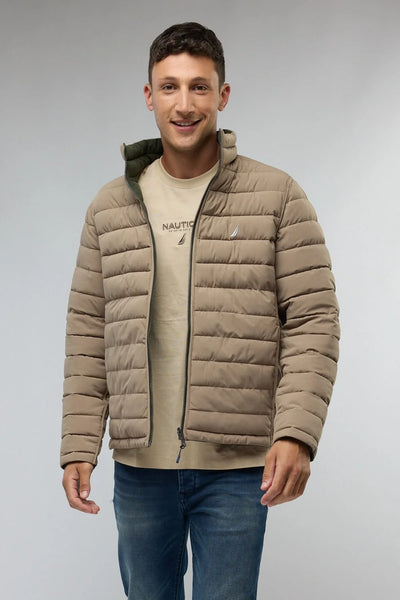 מעיל דו צדדי ירוק/ נייבי