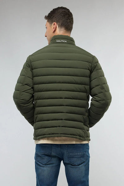 מעיל דו צדדי ירוק/ נייבי