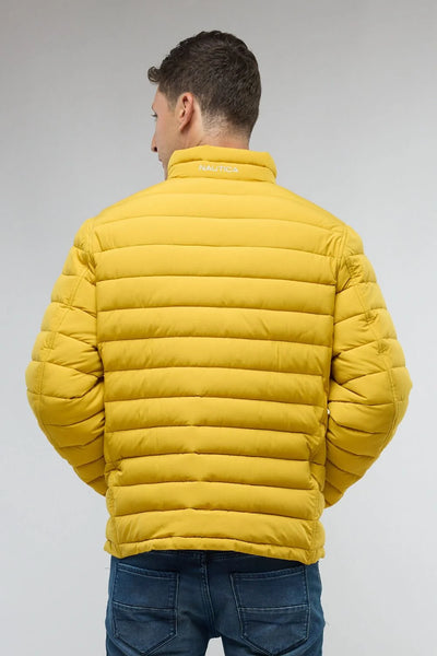 מעיל דו צדדי  / צהוב- נייבי