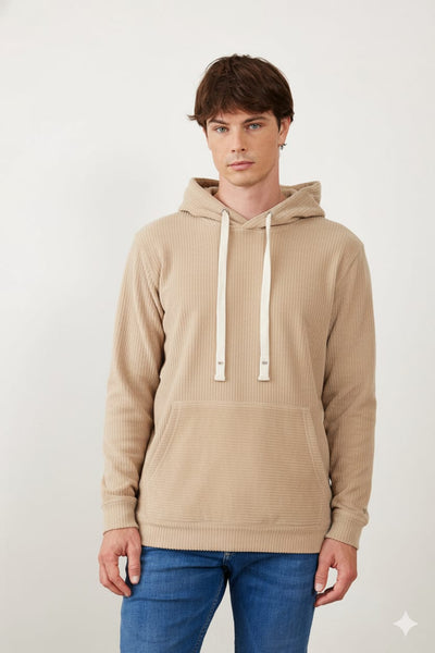 קפוצ'ון קורדרוי בצבע בז'