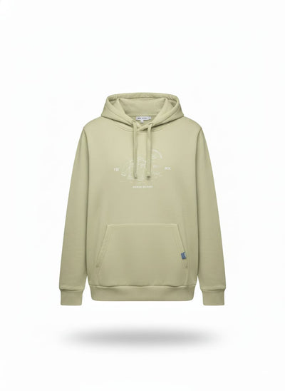 קפוצ'ון עם כיס -  ירוק בהיר