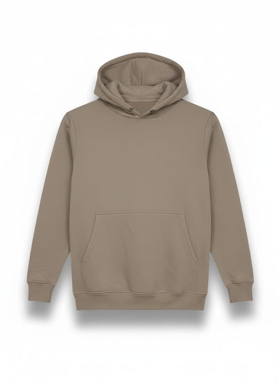 קפוצ'ון עם כיס ורקמה בגב - בז'