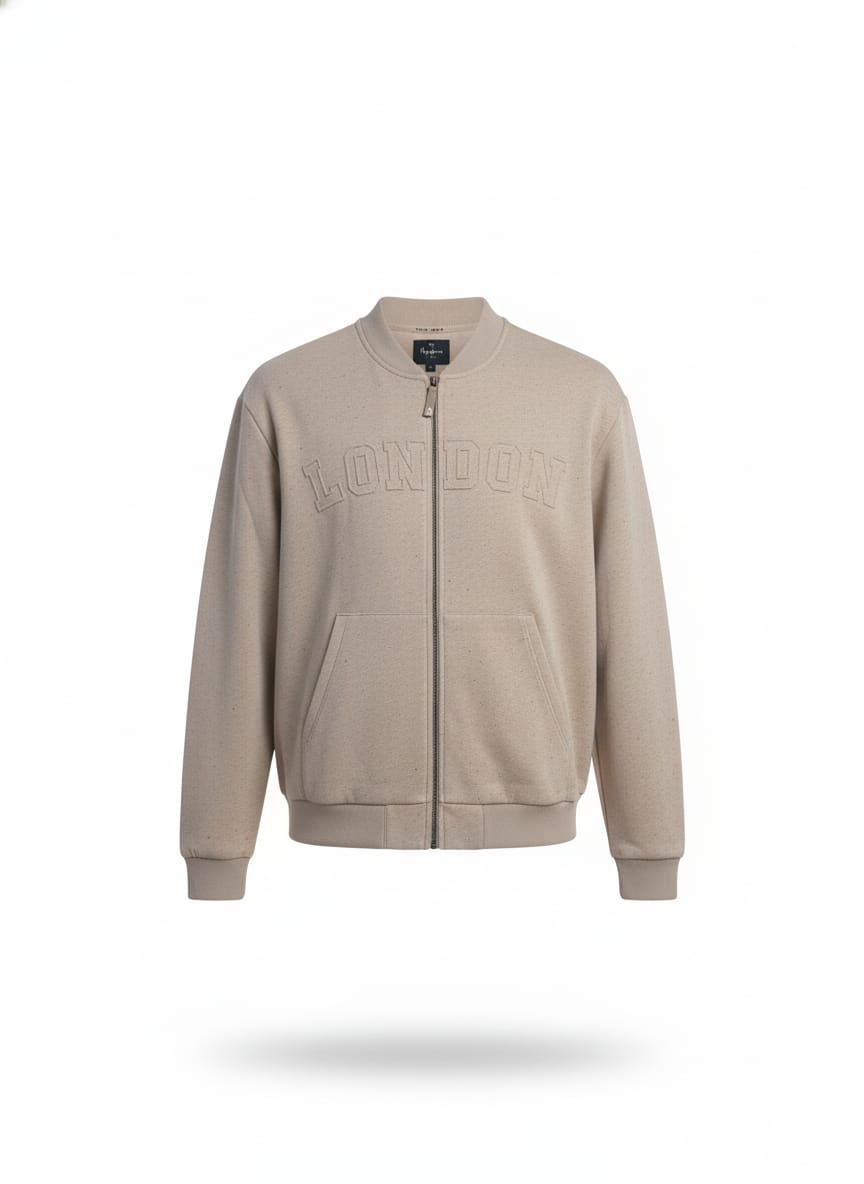 קפוצ'ון קלאסי עם רוכסן - בז'