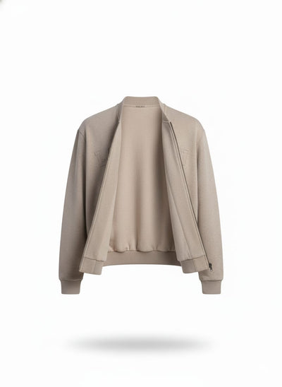 קפוצ'ון קלאסי עם רוכסן - בז'