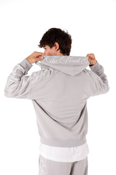 חליפת טרנינג חולצה ומכנס - אפור