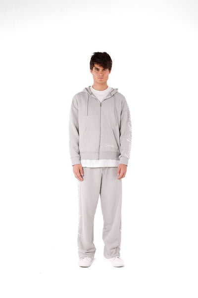 חליפת טרנינג חולצה ומכנס - אפור