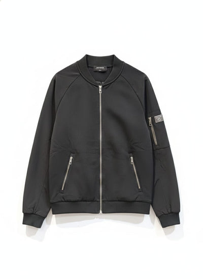 חליפת טרנינג קפוצ'ון ומכנס - שחור