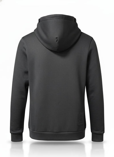 קפוצ'ון עם כיס - שחור