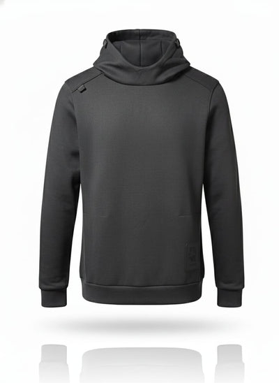 קפוצ'ון עם כיס - שחור