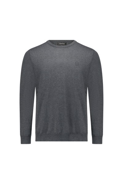 סריג אמפוריו  אפור בגזרת V