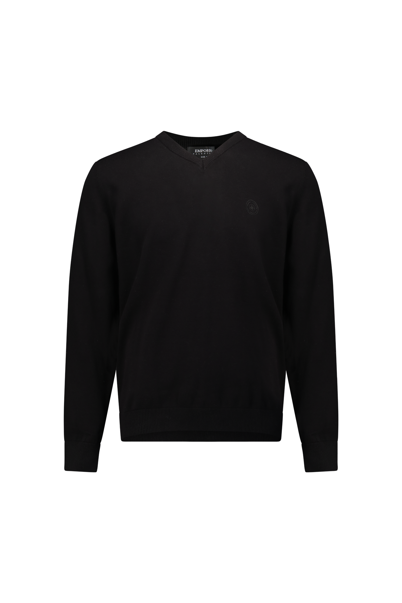 סריג אמפוריו שחור בגזרת V