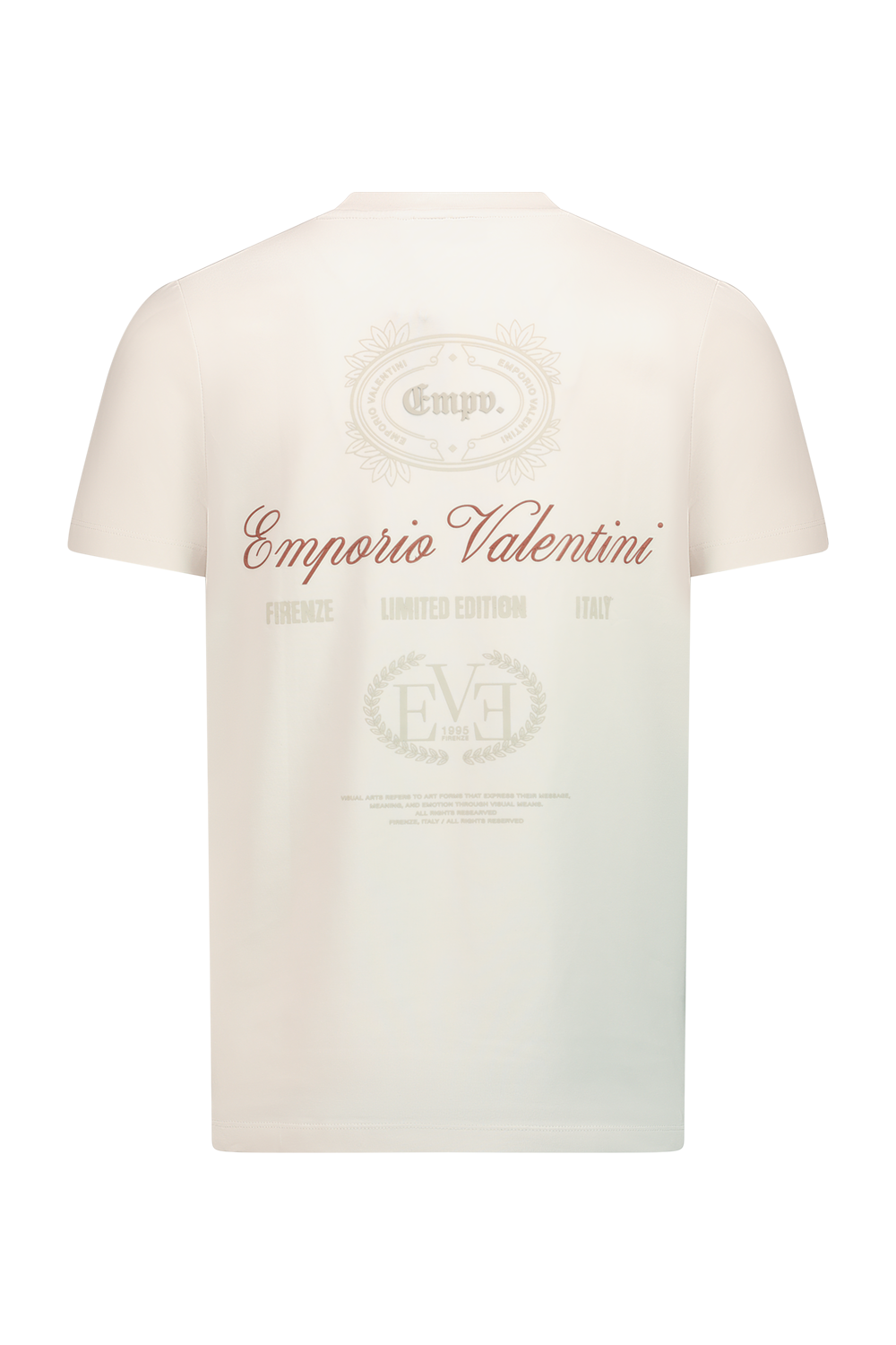 טישרט שרוול קצר גזרת SLIM- לבן