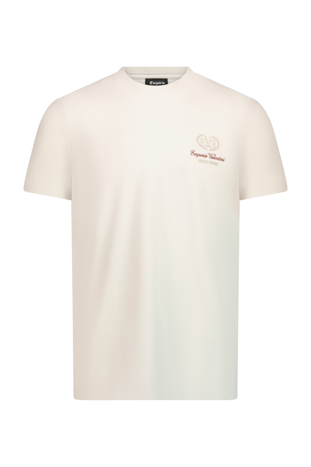 טישרט שרוול קצר גזרת SLIM- לבן