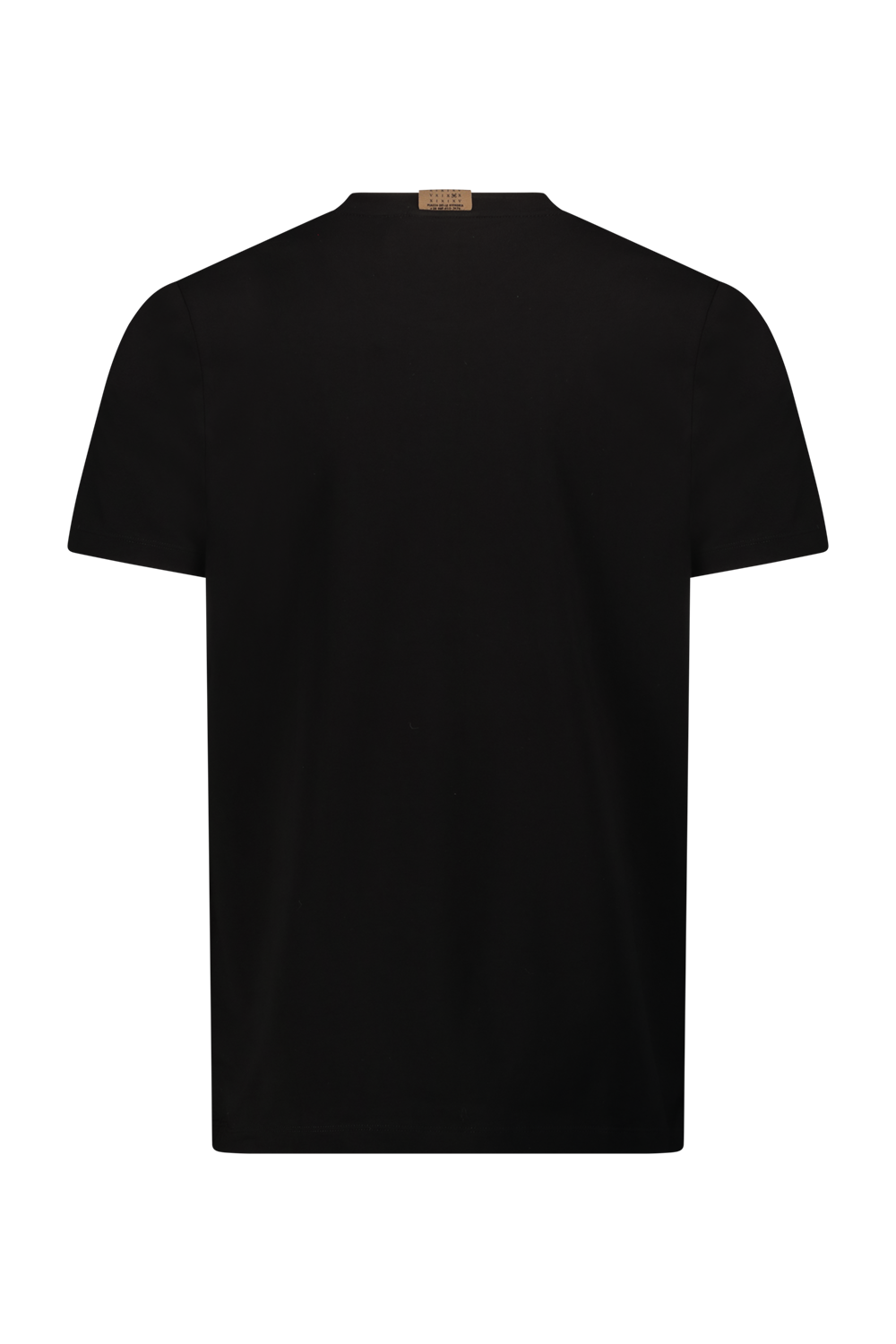 טישרט שרוול קצר גזרת SLIM- שחור