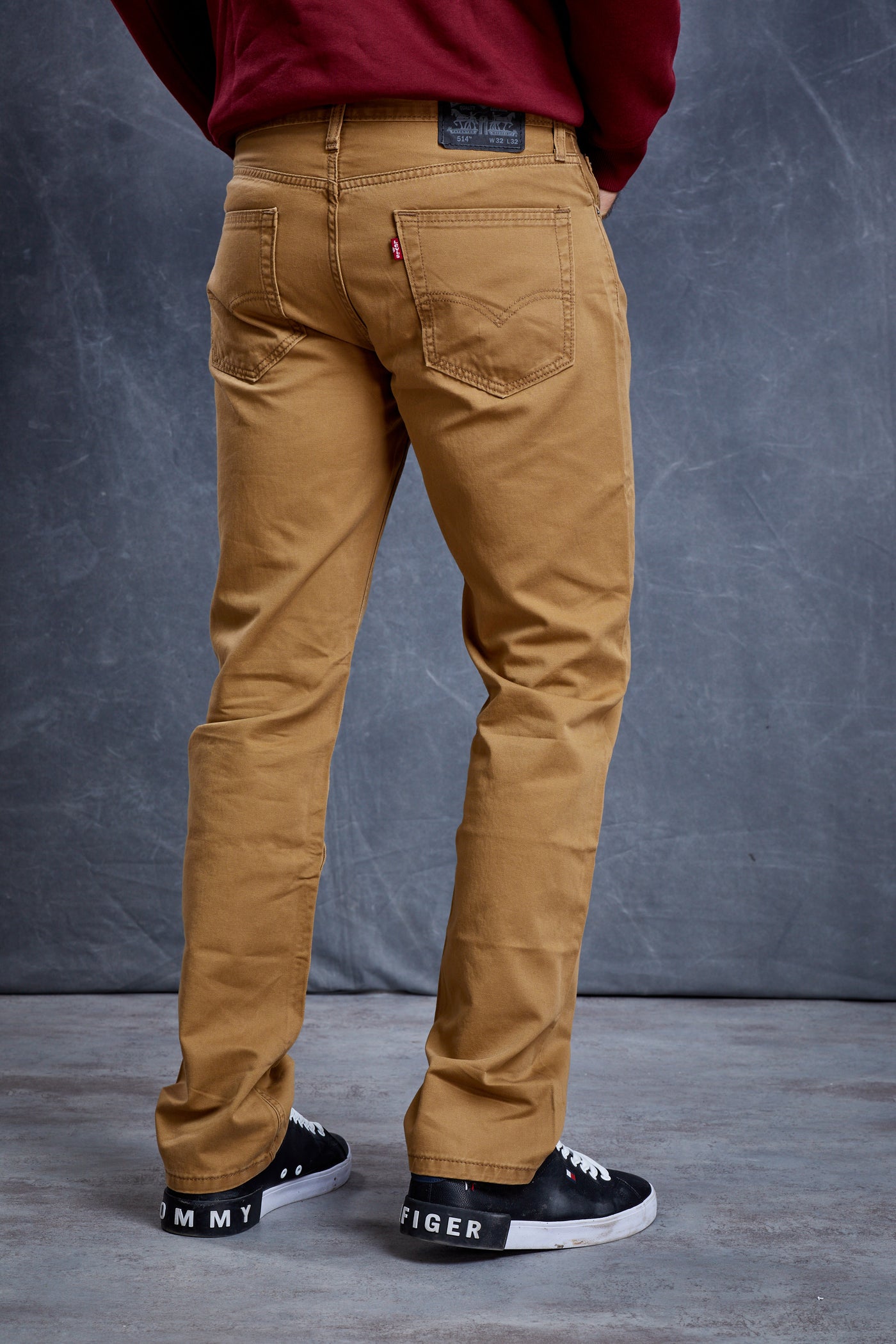 מכנס ג'ינס בצבע קאמל 514