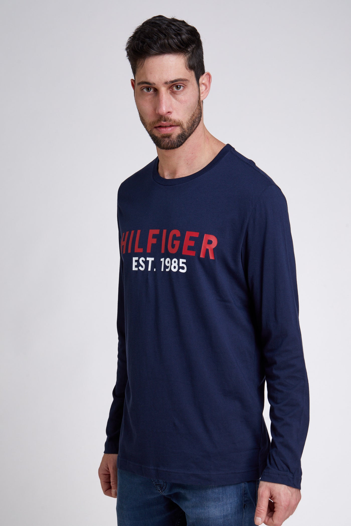 טישרט שרוול ארוך בצבע נייבי