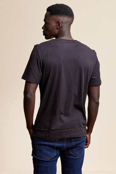 טישרט שרוול קצר בצבע שחור