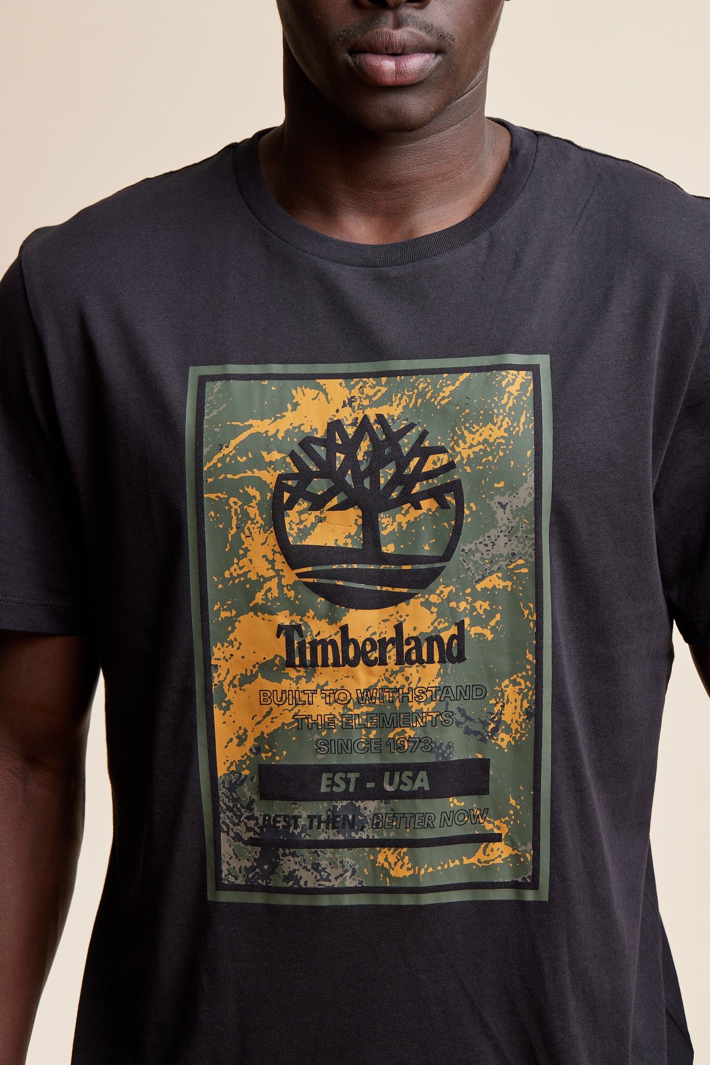 טישרט שרוול קצר בצבע שחור