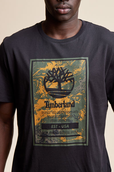 טישרט שרוול קצר בצבע שחור