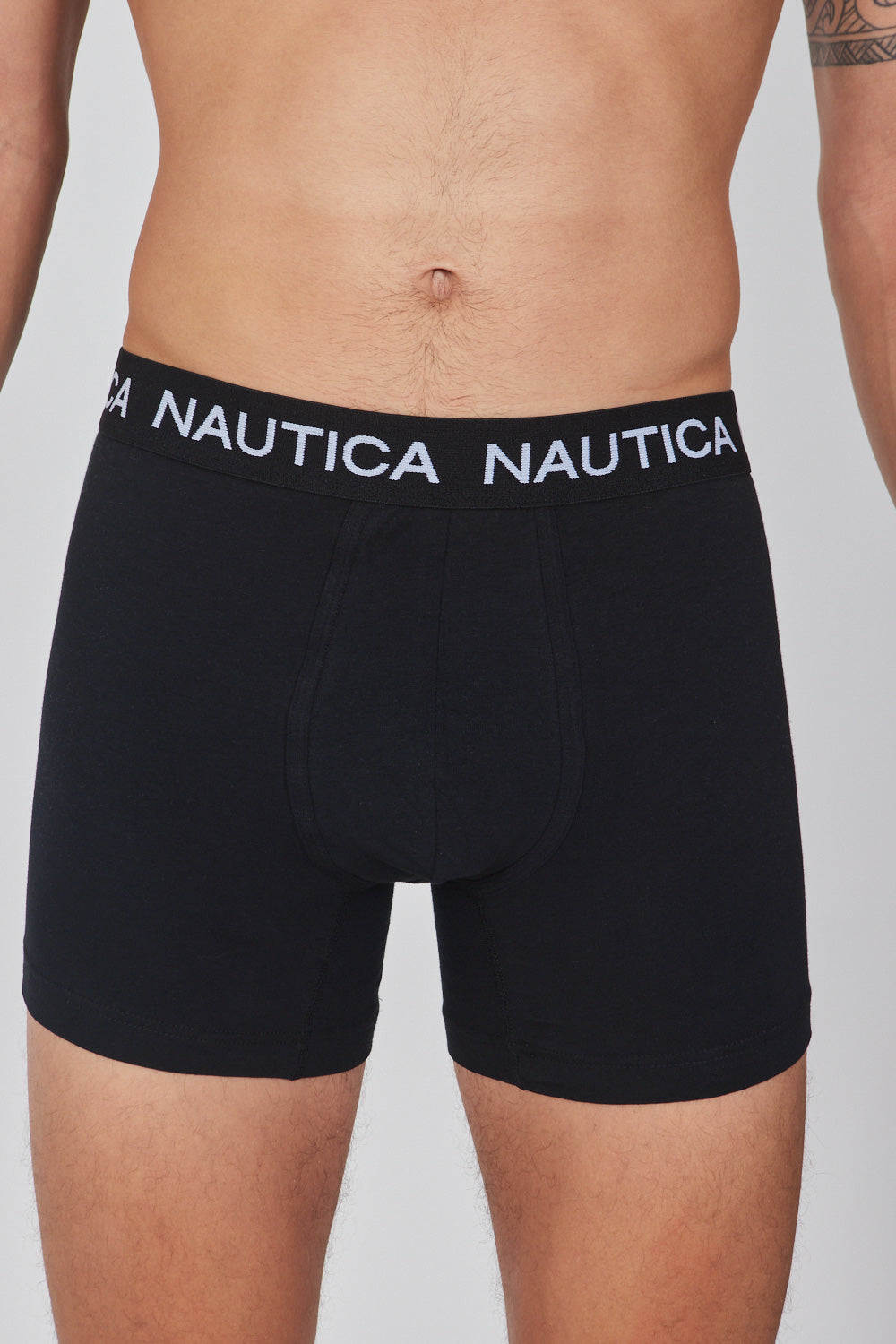 מארז שלישיית בוקסר ארוך בצבע שחור