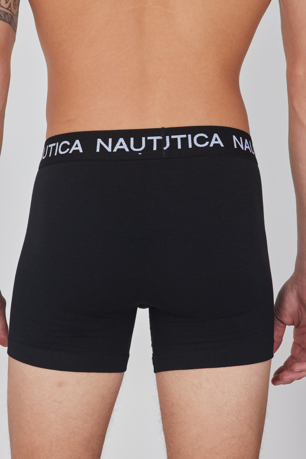 מארז שלישיית בוקסר ארוך בצבע שחור