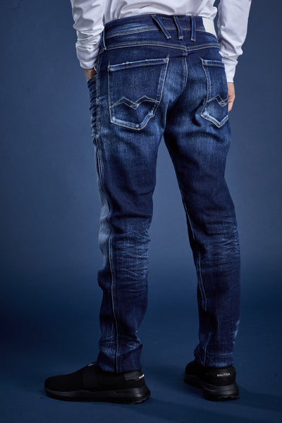 מכנס ג'ינס SLIM בצבע כחול
