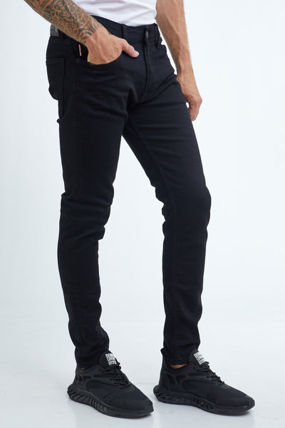 מכנס ג'ינס סלים שחור בלק בלק