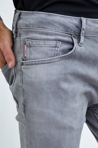 מכנס ג'ינס סלים אפור