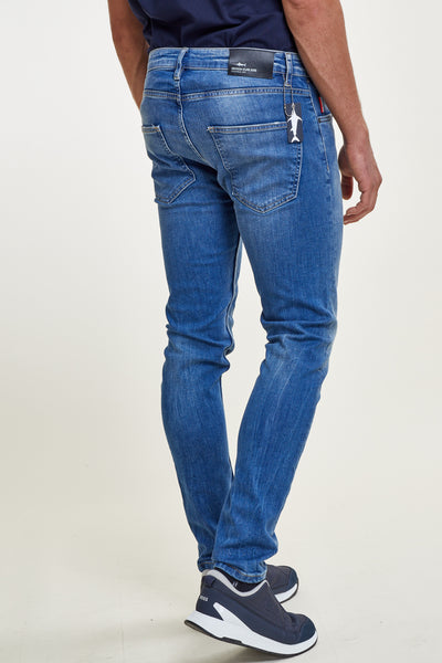 מכנס ג'ינס סלים 896 בצבע כחול 3