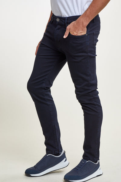 מכנס ג'ינס סלים 800 בצבע כחול 21