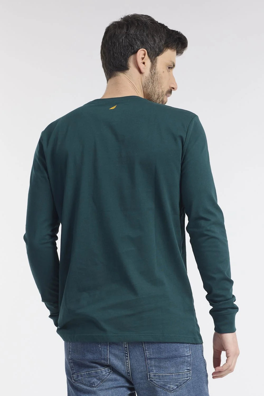 טישרט שרוול ארוך בצבע ירוק