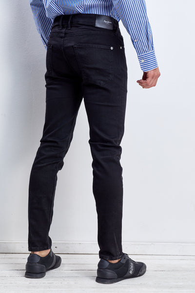 מכנס ג'ינס סקיני בצבע שחור
